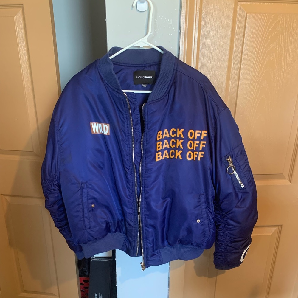 FN navy bomber jacket